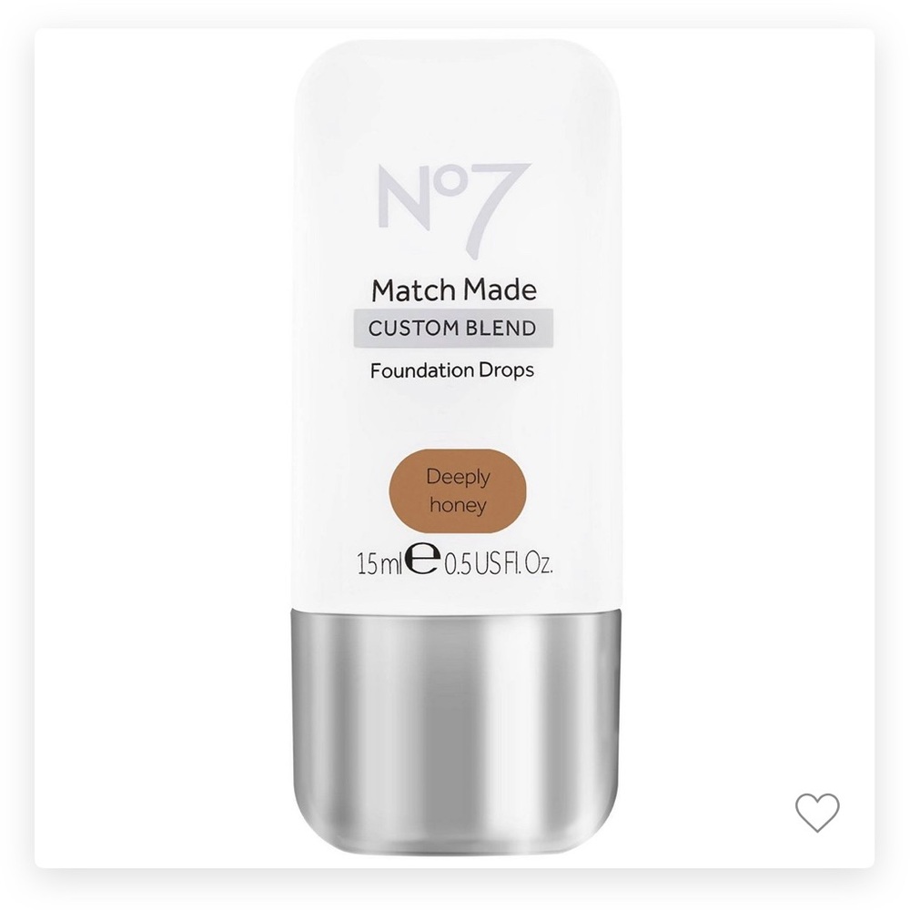 No 7 makeup drops deeply honey
